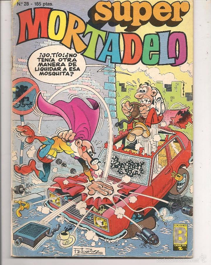 C&oacute;mics: SUPER MORTADELO. N&ordm; 28. EDICIONES B. 1989. (C/A13) - Foto 1