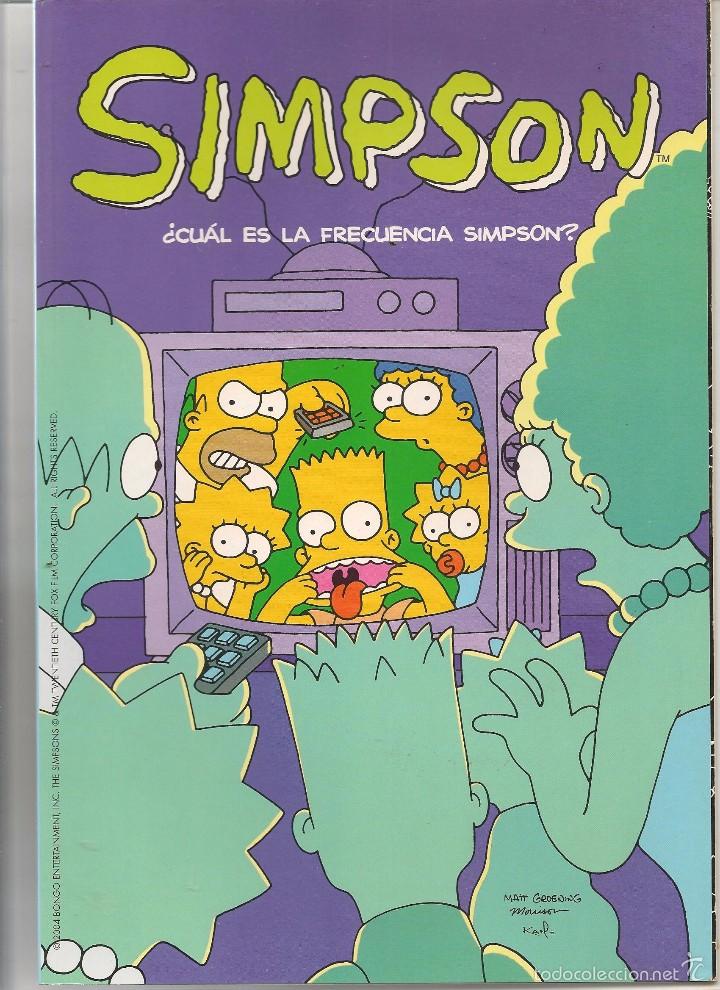 C&oacute;mics: SIMPSON. &iquest;CU&Aacute;L ES LA FRECUENCIA SMPSON?. COMICS BONGO 2004. (C/A50) - Foto 1