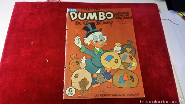 C&oacute;mics: C&oacute;mic de Dumbo n&uacute;mero 419 del a&ntilde;o 1958 - Foto 1