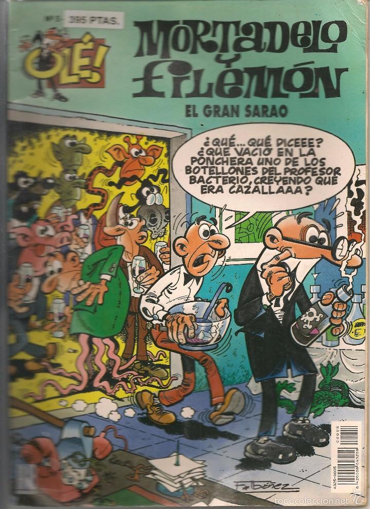 C&oacute;mics: OL&Eacute;!. N&ordm; 5. MORTADELO Y FILEM&Oacute;N. EL GRAN SARAO. EDICIONES B. (C/A49) - Foto 1