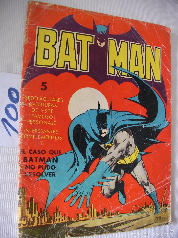 C&oacute;mics: ANTIGUO COMIC DE GRAN TAMA&Ntilde;O BAT MAN - Foto 1
