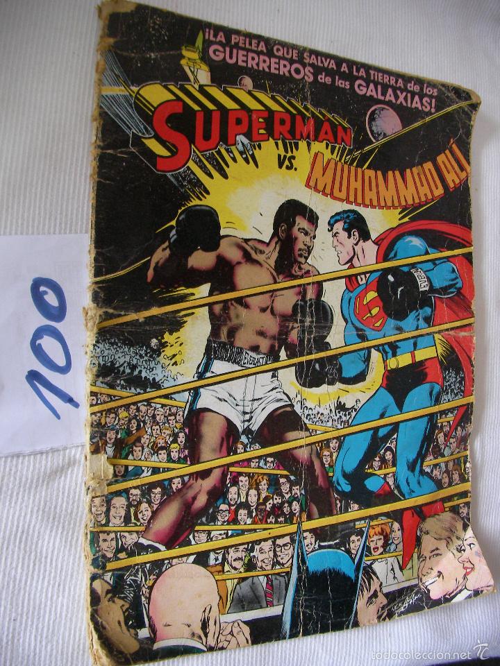 C&oacute;mics: ANTIGUO COMIC DE GRAN TAMA&Ntilde;O EDICION ESPECIAL SUPERMAN VS MUHAMMAD ALI - Foto 1