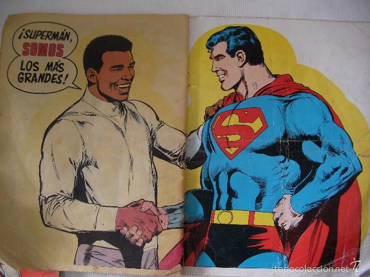 C&oacute;mics: ANTIGUO COMIC DE GRAN TAMA&Ntilde;O EDICION ESPECIAL SUPERMAN VS MUHAMMAD ALI - Foto 3