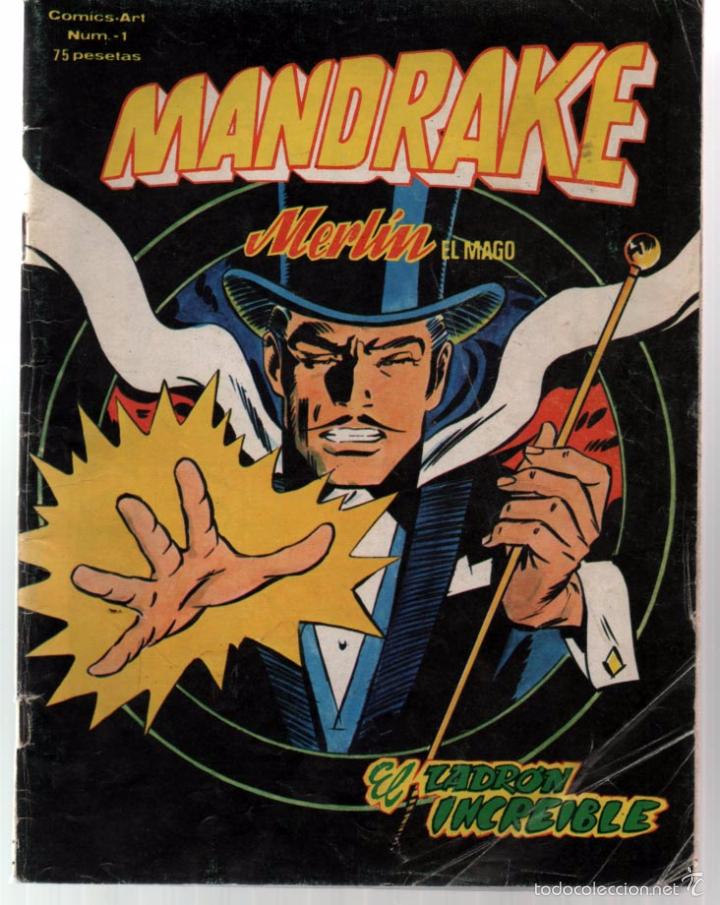 C&oacute;mics: MANDRAKE N&ordm; 1 MERL&Iacute;N EL MAGO EL LADRON INCREIBLE - Foto 1