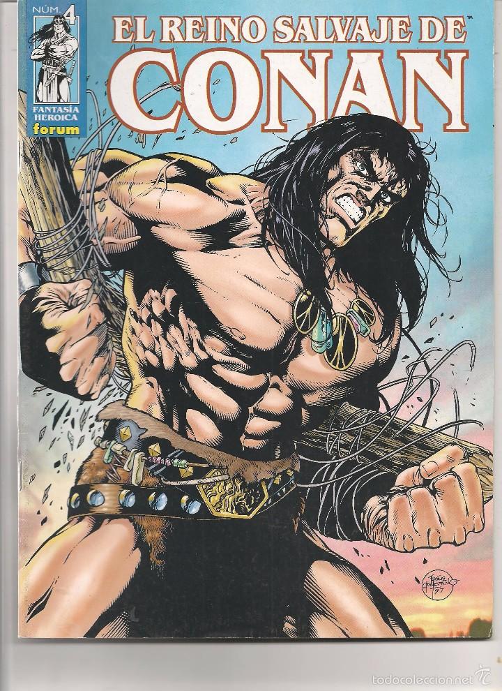 C&oacute;mics: EL REINO SALVAJE DE CONAN. N&ordm; 4. FORUM. 2000. (Z/C1) - Foto 1