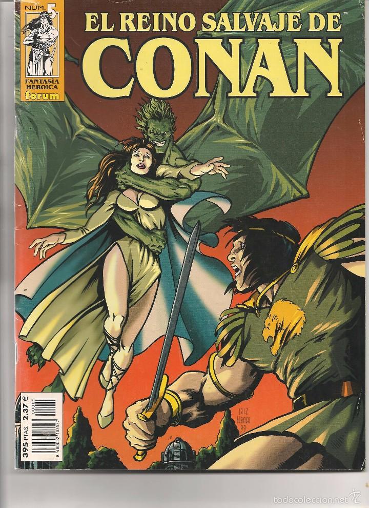 C&oacute;mics: EL REINO SALVAJE DE CONAN. N&ordm; 5. FORUM. 2000. (Z/C1) - Foto 1