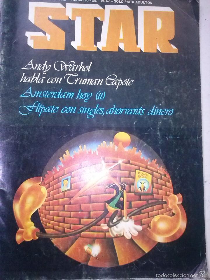 C&oacute;mics: STAR-PRODUCCIONES EDITORIALES- N&ordm; 47 -ANDY WARHOL-TRUMAN CAPOTE-AMSTERDAM-SINGLES-RARO-1979-LEA-5660