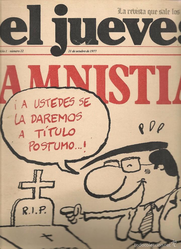 C&oacute;mics: EL JUEVES. N&ordm; 22. 21OCTUBRE 1977. (Z19)