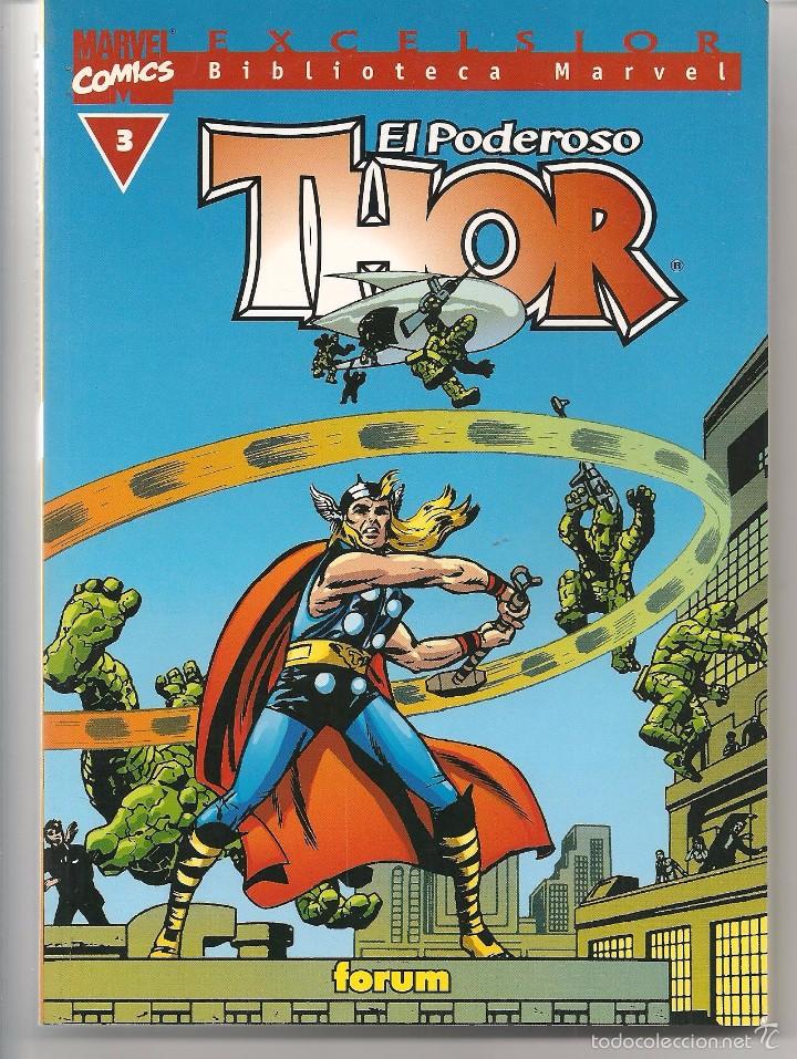 C&oacute;mics: EXCELSIOR. BIBLIOTECA MARVEL.  THOR. N&ordm; 3. FORUM. (Z/C2) - Foto 1
