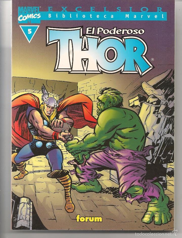 C&oacute;mics: EXCELSIOR. BIBLIOTECA MARVEL. THOR. N&ordm; 5. FORUM. (Z/C2) - Foto 1