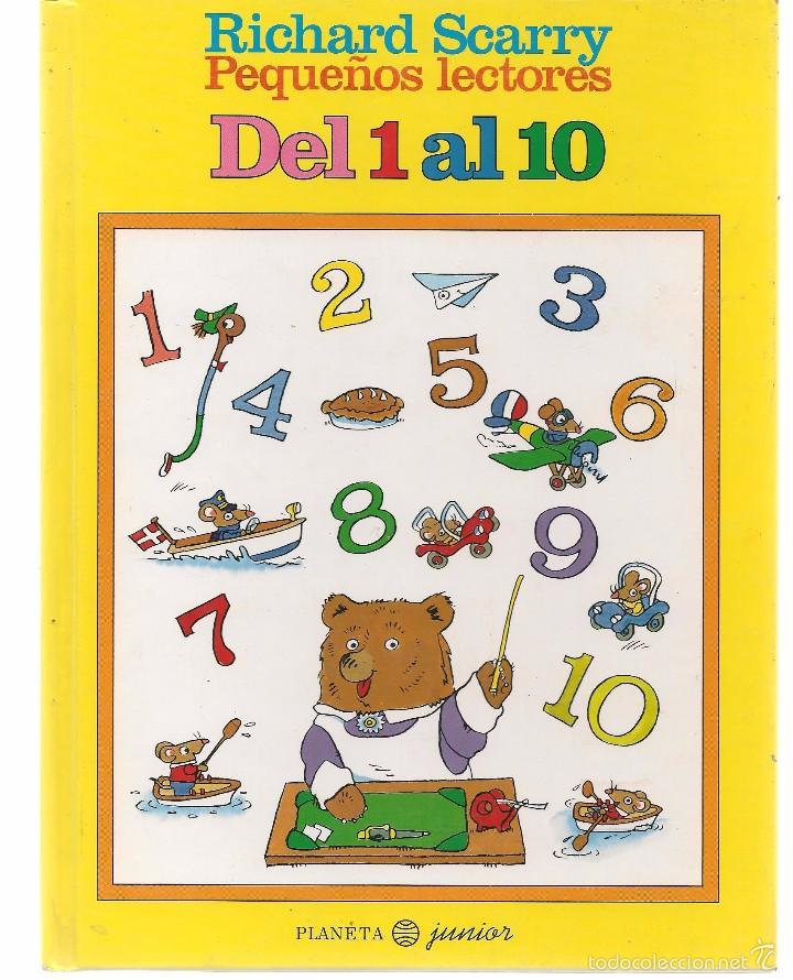 C&oacute;mics: PEQUE&Ntilde;OS LECTORES. DEL 1 AL 10. RICHARD SCARRY. PLANETA JUNIOR.  (Z21)) - Foto 1