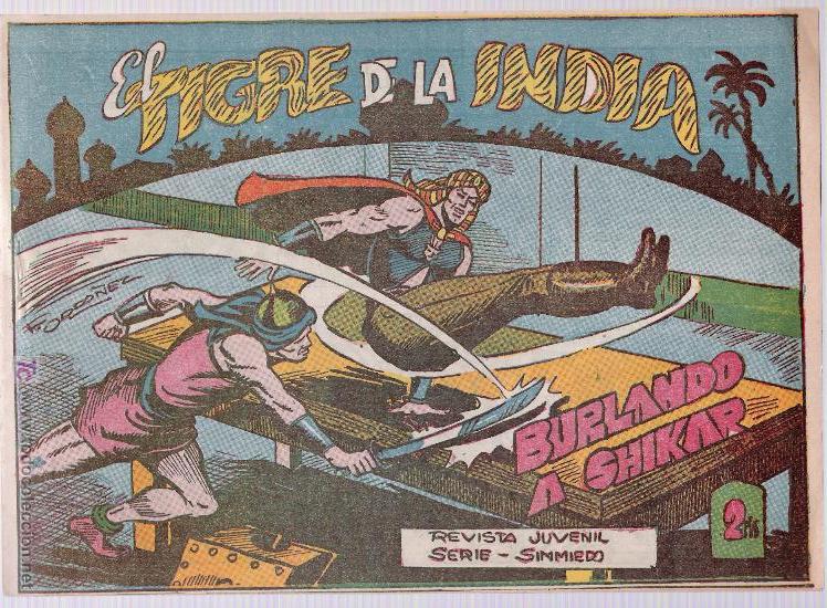 C&oacute;mics: El Tigre de la India n&ordm; 25. Raro. &iexcl;IMPECABLE! - Foto 1