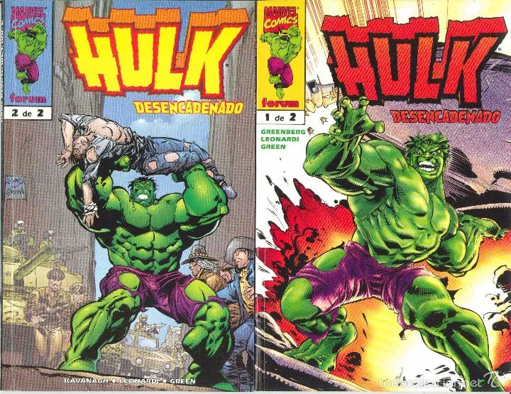 C&oacute;mics: HULK DESENCADENADO. N&ordm; 1 Y 2. FORUM. - Foto 1