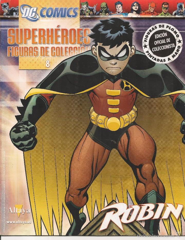 C&oacute;mics: DC COMICS SUPERH&Eacute;ROES. FASCICULO N&ordm; 8. ROBIN.  ALTAYA 2008. (C/A24) - Foto 1