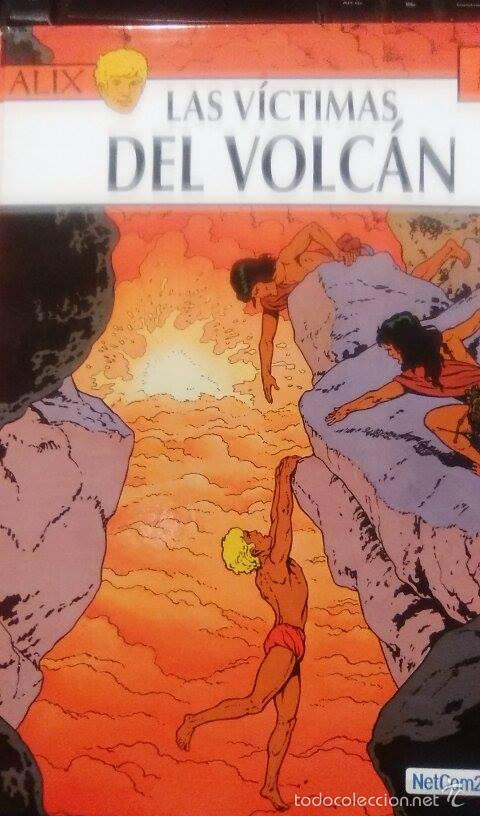 C&oacute;mics: ALIX 14  LAS VICTIMAS DEL VOLCAN  JAQUES MARTIN    ED NETCON2 - Foto 1
