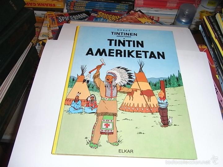 C&oacute;mics: Tintin Ameriketan, Elkar, Tintin en euskera - Foto 1