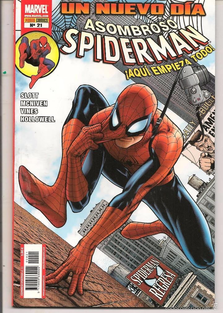 C&oacute;mics: ASOMBROSO SPIDERMAN. N&ordm; 21. PANINI. (Z/C5) - Foto 1