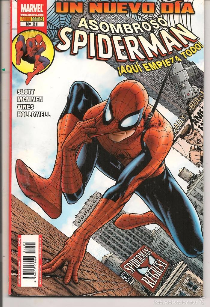 C&oacute;mics: ASOMBROSO SPIDERMAN. N&ordm; 21. PANINI. (Z/C5) - Foto 1