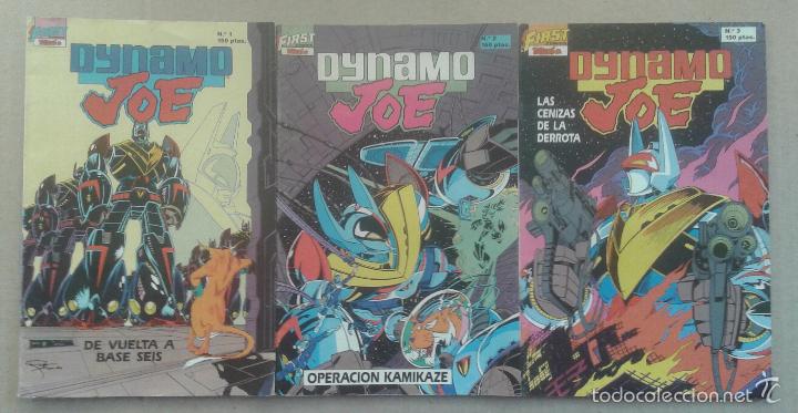 C&oacute;mics: Lote Dynamo Joe. Incluye n&uacute;meros 1-2-3-4. First Comics / Tebeos S.A. - Foto 1