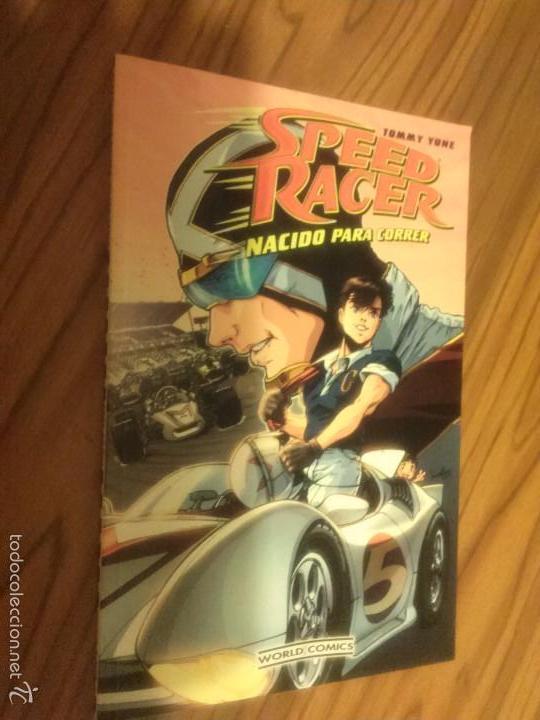 Fumetti: SPEER RACER. NACIDO PARA CORRER. TOMMY YUNE. WORLD COMICS. R&Uacute;STICA. BUEN ESTADO. RARO
