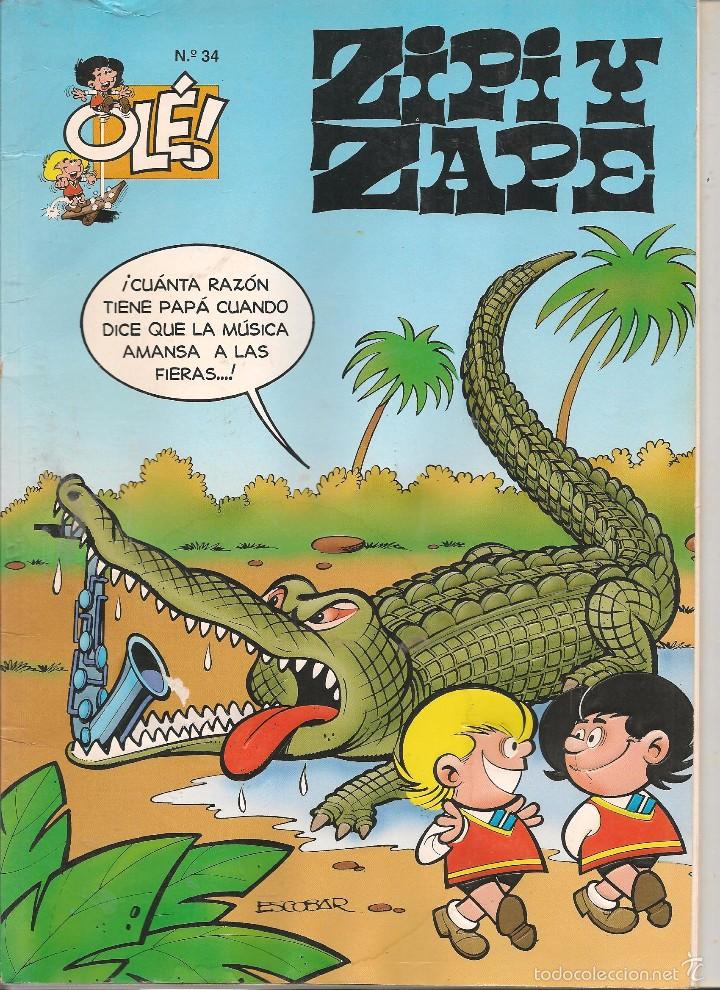 C&oacute;mics: OL&Eacute;. N&ordm; 34. ZIPI Y ZAPE. EDICIONES B. 1995. (Z/C6) - Foto 1