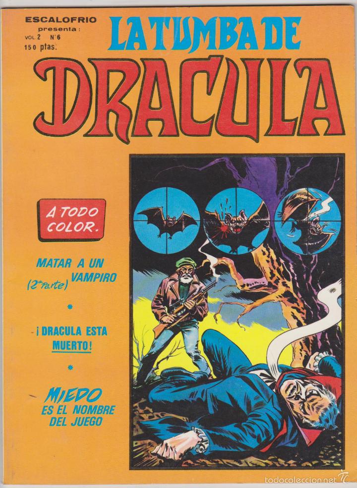 C&oacute;mics: Escalofr&iacute;o vol. 2  n&ordm; 6. La Tumba de Dr&aacute;cula. V&eacute;rtice. - Foto 1