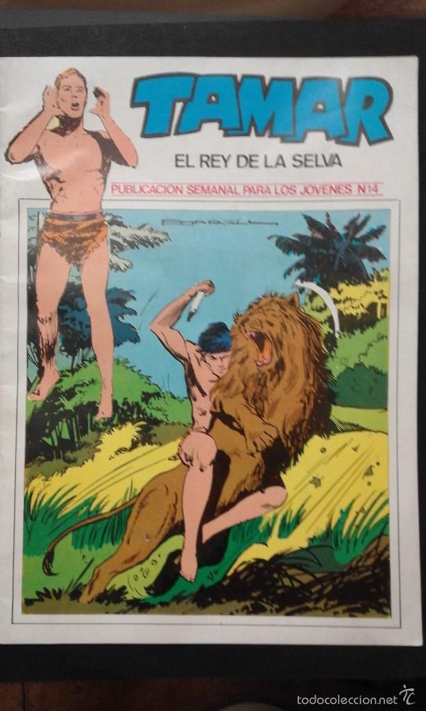 C&oacute;mics: .1 COMIC ** TAMAR, EL REY DE LA SELVA. ** N&ordm; 14. URSUS 1973. - 15 PTS. - Foto 1