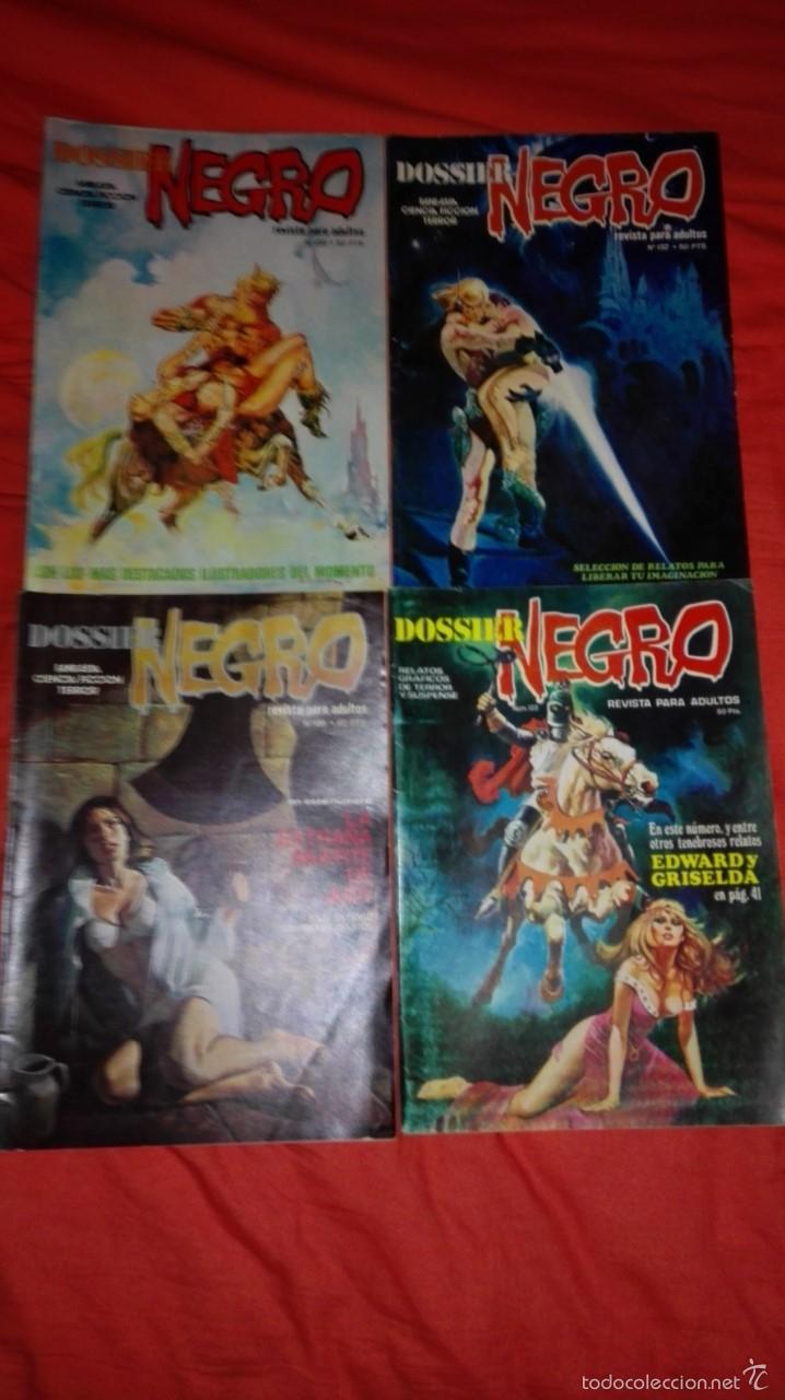 C&oacute;mics: LOTE DE 4 COMICS DE TERROR DOSSIER NEGRO - VER CONDICIONES DE VENTA - Foto 1