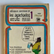 Cómics: LOS AGACHADOS DE RIUS. EDUARDO DEL RÍO. 10 VOLS. ED. POSADAS. 1974.