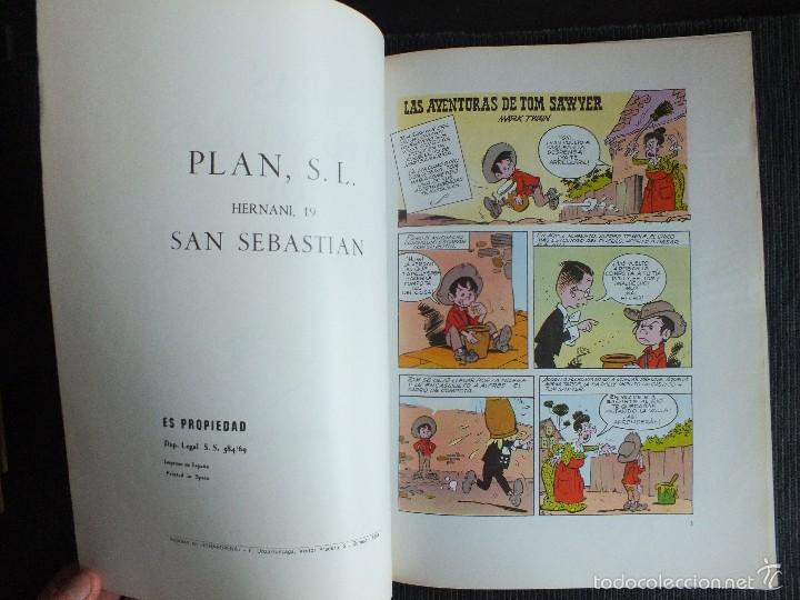C&oacute;mics: 2 en 1 - La isla del tesoro - Las aventuras de Tom Sawyer - PLAN SL a&ntilde;o 1969 - Foto 3