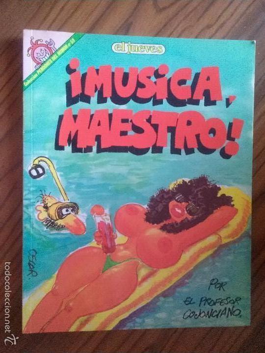 Comics: MUSICA MAESTROS. COLECCI&Oacute;N PENDONES DEL HUMOR 59. EDICIONES EL JUEVES. TOMO. BUEN ESTADO.