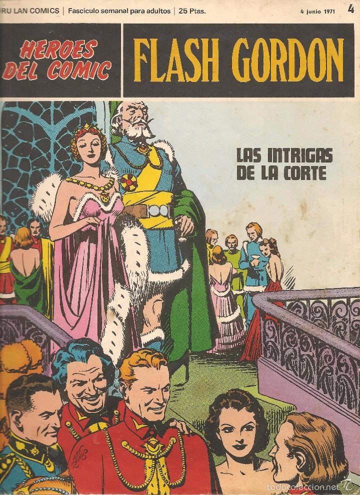 C&oacute;mics: FLASH GORDON. N&ordm; 4. LAS INTRIGAS DE LA CORTE.  BURU LAN (Z/C7) - Foto 1