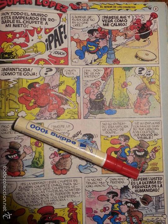 C&oacute;mics: a&ntilde;os 80s - antigua historia historieta vi&ntilde;etas - super lopez