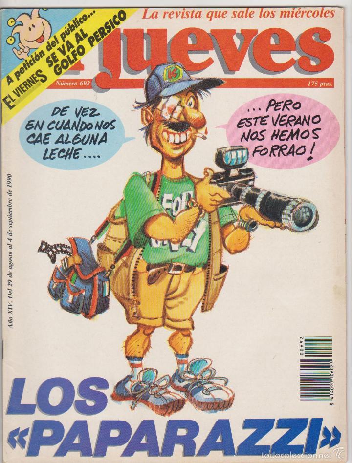 Fumetti: El Jueves. Lote de 8 ejemplares:688,690,692,694,695,714,726 y 728.
