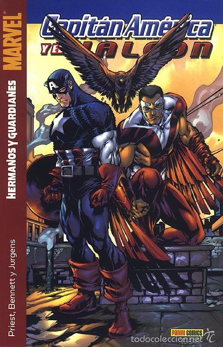 C&oacute;mics: CAPIT&Aacute;N AM&Eacute;RICA Y EL HALC&Oacute;N - HERMANOS Y GUARDIANES - MARVEL - Foto 1