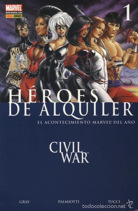 C&oacute;mics: H&Eacute;ROES DE ALQUILER - EL ACONTECIMIENTO MARVEL DEL A&Ntilde;O - CIVIL WAR - Foto 1