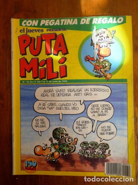 C&oacute;mics: PUTA MILI. A&ntilde;o II ; N&ordm; 50 ; Del 9 al 15 de junio de 1993 - Foto 1
