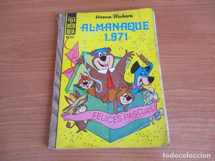 C&oacute;mics: COMIC ANTIGUO A&Ntilde;O 1970 - ALMANAQUE 1971, HANNA BARBERA (COLECCION TELE-HISTORIETA)