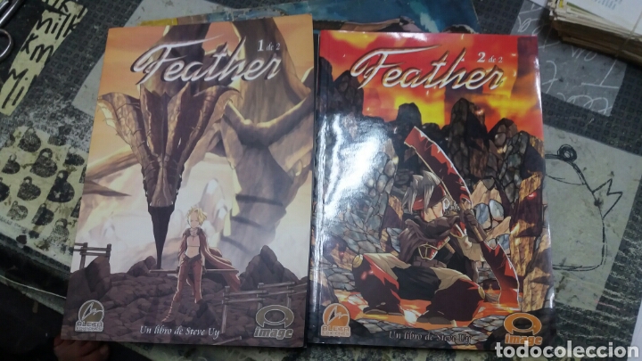 C&oacute;mics: FEATHER COLECCI&Oacute;N  COMPLETA  2 TOMOS ALETA EDICIONES - Foto 1
