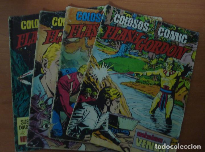 C&oacute;mics: Lote de 9 comics FLASH GORDON. Colosos del comic. Editorial Valenciana. - Foto 1