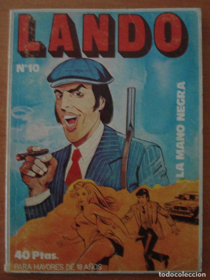 C&oacute;mics: LANDO. La mano negra. N&ordm; 10. Ediciones ElViberia. - Foto 1