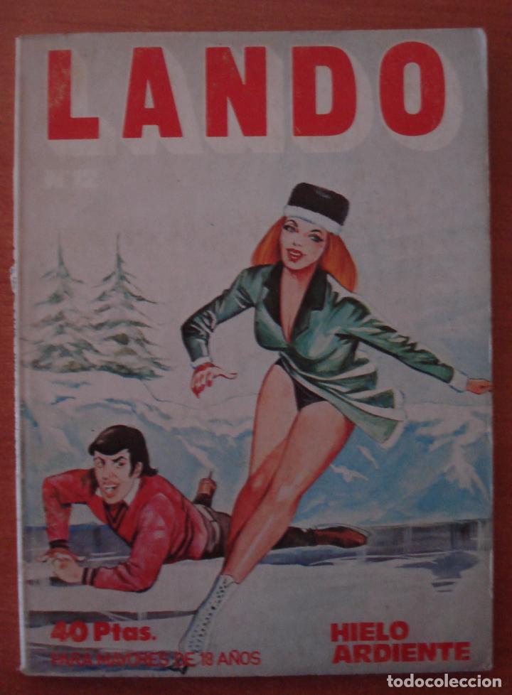 C&oacute;mics: LANDO. Hielo ardiente. N&ordm; 12. Ediciones ElViberia. - Foto 1