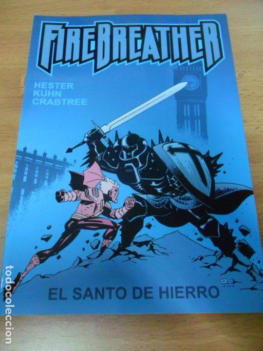 C&oacute;mics: COMIC: FIREBREATHER. EL SANTO DE HIERRO. ALETA EDICIONES - Foto 1