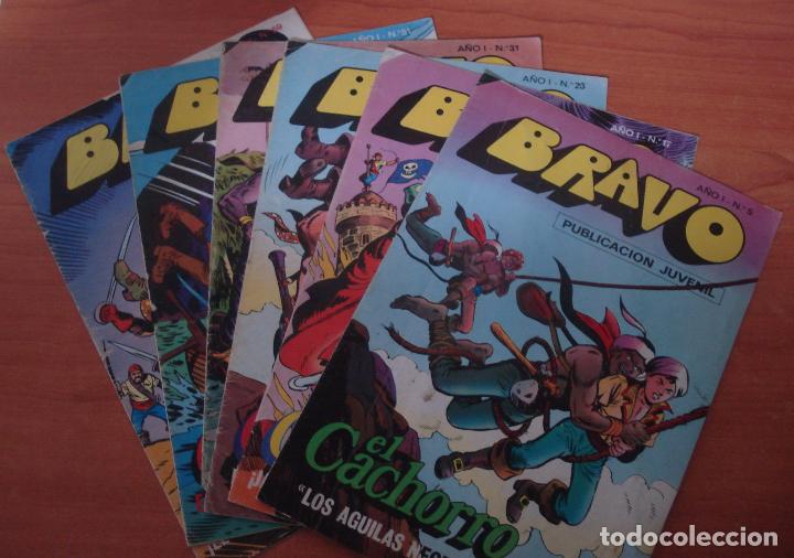 C&oacute;mics: Lote de 6 comics BRAVO. El Cachorro. Editorial Bruguera. - Foto 1