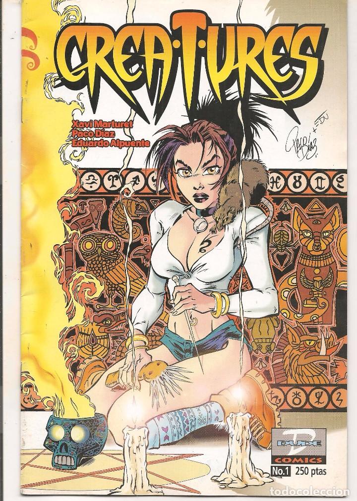 C&oacute;mics: CREATURES. N&ordm; 1. DUDE COMICS. (Z/C9) - Foto 1