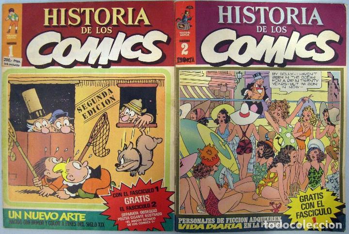 Fumetti: HISTORIA DE LOS COMICS N&ordm; 1 Y N&ordm; 2. TOUTAIN EDITOR, 1982.
