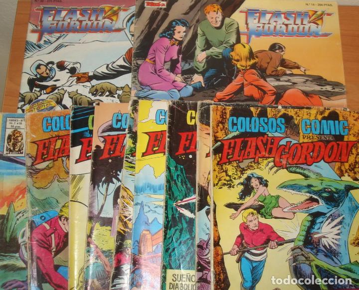 C&oacute;mics: Lote de 10 comics FLASH GORDON. Vertice y Colosos del Comic. - Foto 1