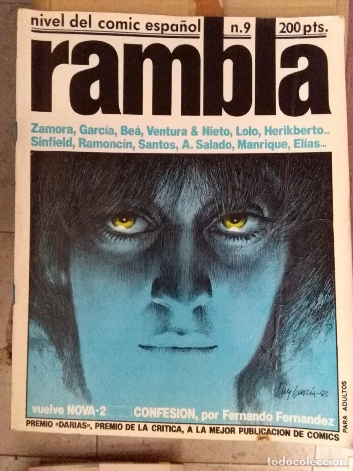 C&oacute;mics: RAMBLA. NIVEL DEL COMIC ESPA&Ntilde;OL. NUMERO 9