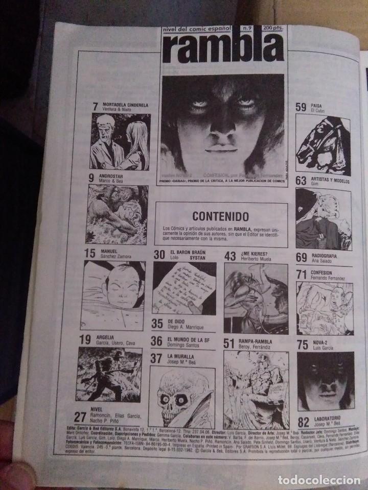 C&oacute;mics: RAMBLA. NIVEL DEL COMIC ESPA&Ntilde;OL. NUMERO 9 - Foto 2