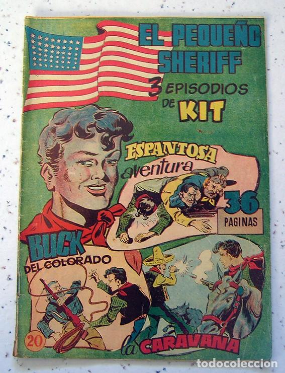 C&oacute;mics: COLECCION MUCHACHOS INTR&Eacute;PIDOS . EL PEQUE&Ntilde;O SHERIFF . NUMERO 20 - Foto 1